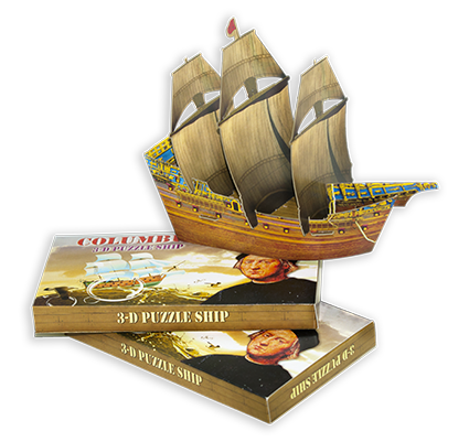 3d puzzle_ship_columbus