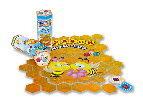 puzzle with hexagonal